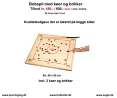 Bobspil med køer og brikker Tilbud