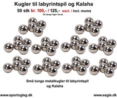 Stålkugler Til Labyrintspil og Kalaha