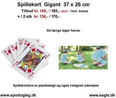 Spillekort  Gigant