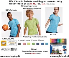 ROLY Austin T-Shirts Tilbud