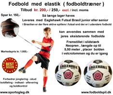 Fodbold  Med  Elastik Og  Eaglehawk Futsal Brasil  Supertilbud