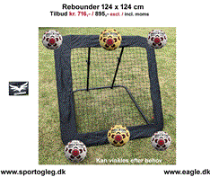 Rebounder 124 x 124 cm Tilbud