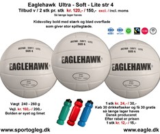 Eaglehawk Volleybold Ultra Soft Lite Tilbud
