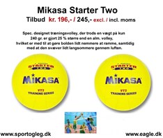 Mikasa Volleybold Starter Two  Tilbud