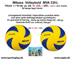 Mikasa  Volleybold  MVA  330 Letvægt  Tilbud