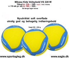 Mikasa Kids Volleybold  VS 220 W Tilbud