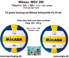Mikasa Volleybold  MGV 200 Tilbud
