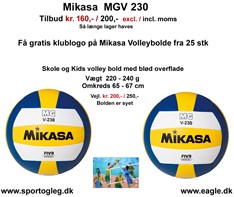 Mikasa Volleybold  MGV 230 Tilbud