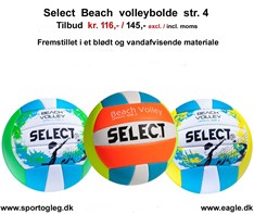 Select Beach Volleybolde Tilbud