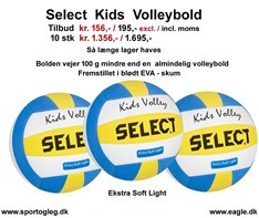 Select Volleybold Kids Tilbud